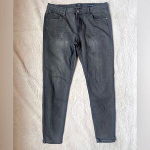 Kensie Knockout Skinny Mid Rise Gray Jeans Women Size 10 or 30